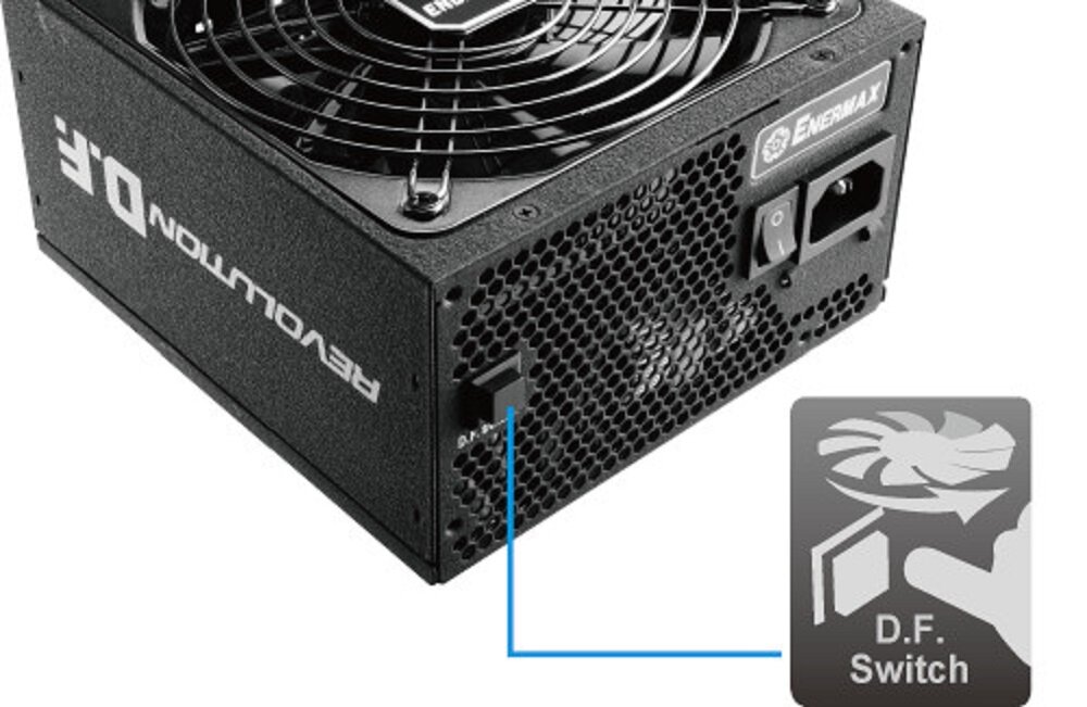 Zasilacz ENERMAX Revolution DF 650W Gold - duzy potencjal