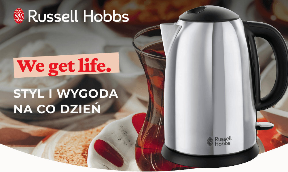 Czajnik RUSSELL HOBBS 23930-70 Victory design tło wizualizacja Do Twojej kuchni
