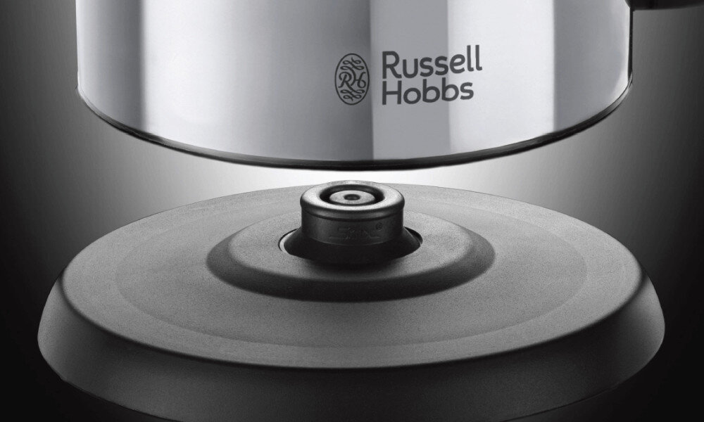 Czajnik RUSSELL HOBBS 23930-70 Victory Komfort użytkowania Obrotowa podstawa 360° ze schowkiem na przewód swoboda komfort wygoda