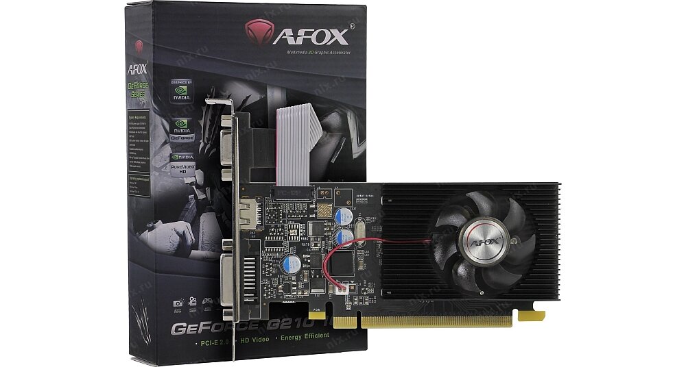 Karta graficzna AFOX GeForce GT210 1GB cechy