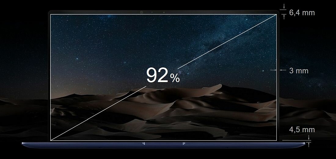 Laptop ASUS ZenBook UX433FN - Ekran NanoEdge