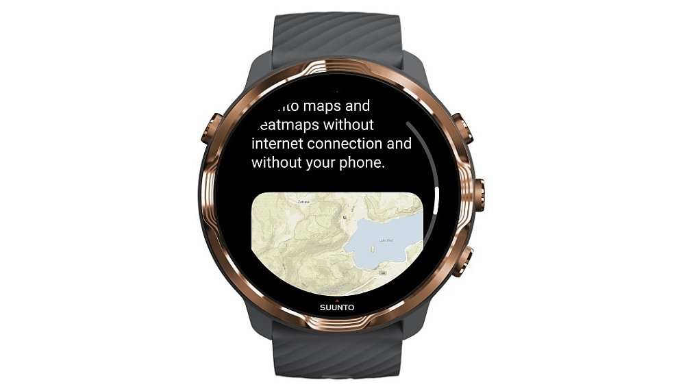 Zegarek sportowy SUUNTO 7 gps nawigacja mapy