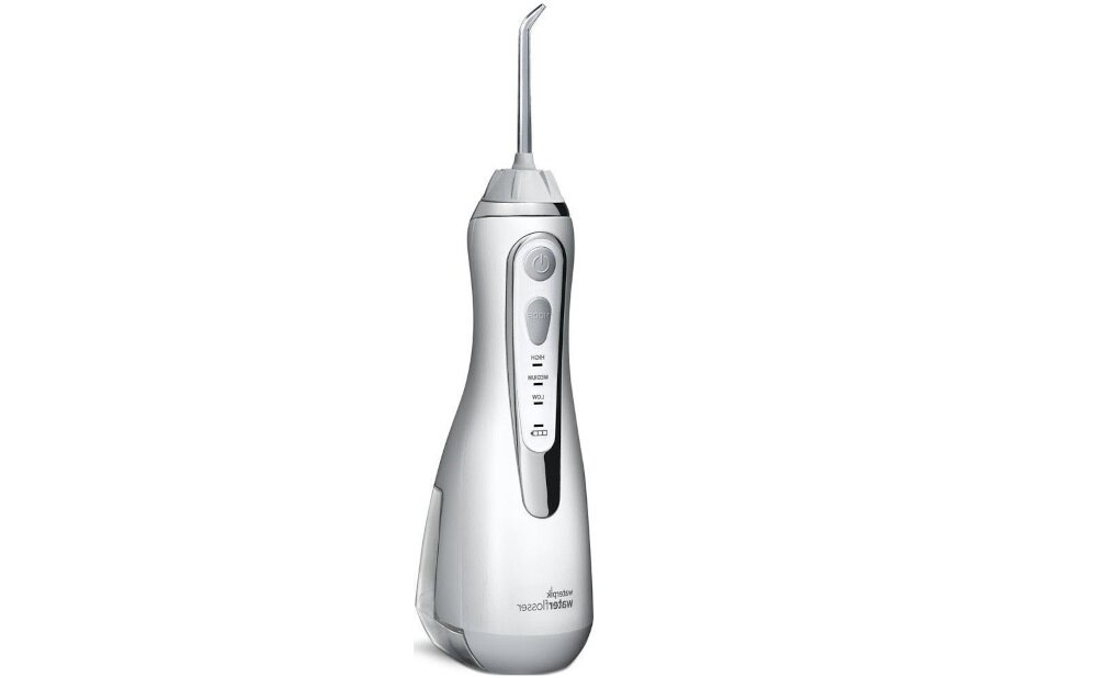 Irygator WATERPIK WP-560 Bialy nowy system szybkiego ladowania indukcyjnego cicha konstrukcja 3 ustawienia obrotowa koncowka