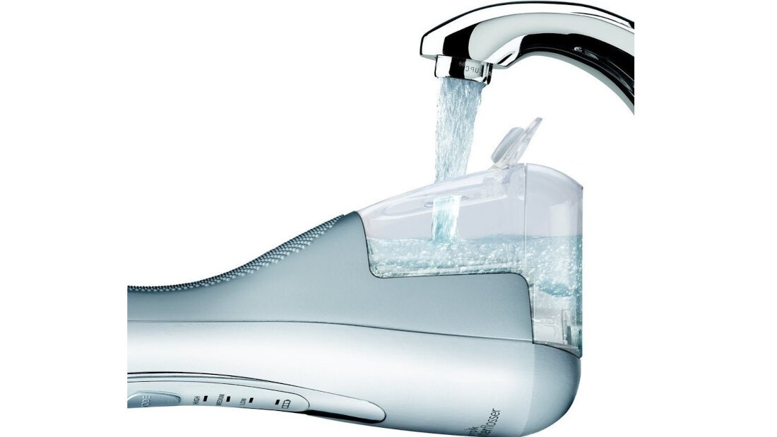 Irygator WATERPIK WP-560 Bialy komfortowe uzytkowanie zbiornik z 45 sekundowa pojemnoscia
