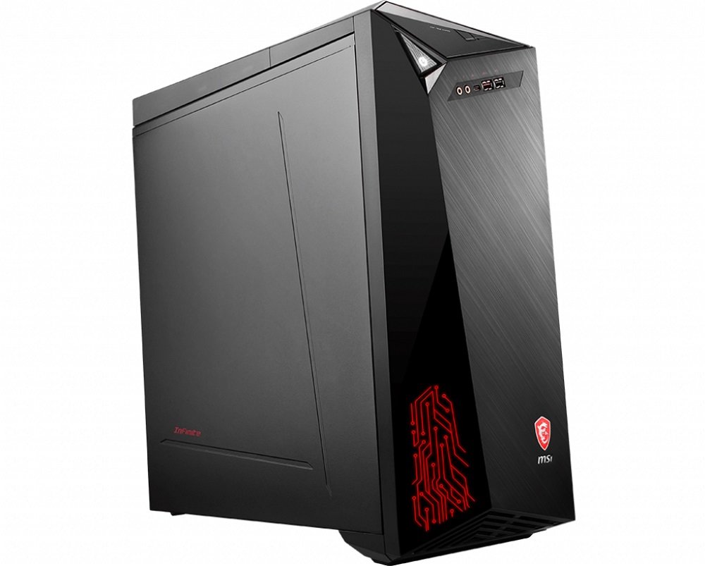 Komputer MSI Infinite 9RB karta graficzna GTX 1050 Ti GDDR5 pamięć RAM 8GB wydajność szybkość