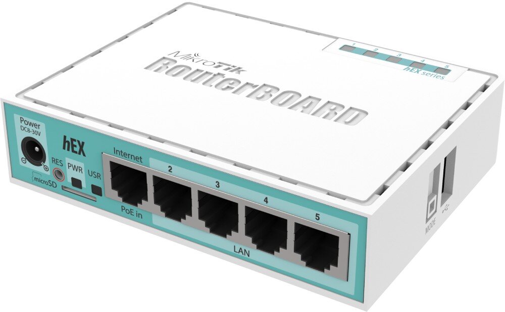 Router MIKROTIK HEX RB750GR3 porty obudowa wymiary procesor pamięć system