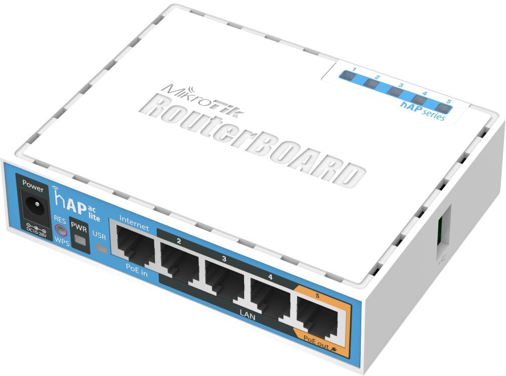 Punkt dostępu MIKROTIK Hap AC Lite 2.4 / 5 GHz, Wi-Fi opis