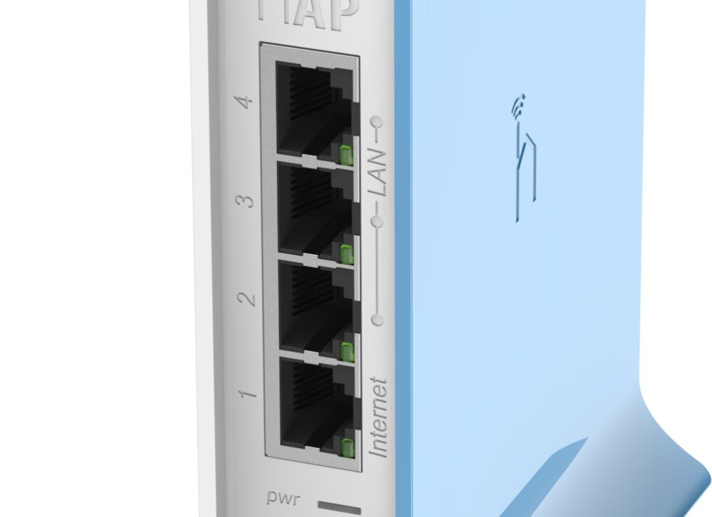 Punkt dostępu MIKROTIK RB941-2nD-TC 2.4 GHz, Wi-Fi porty złącza