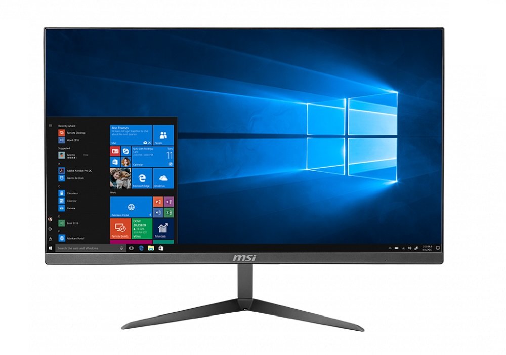 Komputer MSI Pro 24X 10M do pracy biurowej procesor Intel Core i5-10210U wydajność ochrona oczu