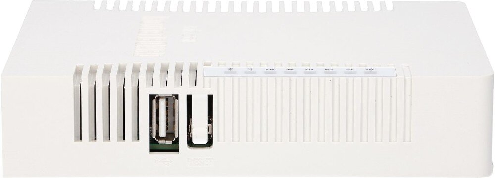 Punkt dostępowy MIKROTIK RB962UiGS-5HacT2HnT porty USB-A modem zasilanie PoE slot SFP