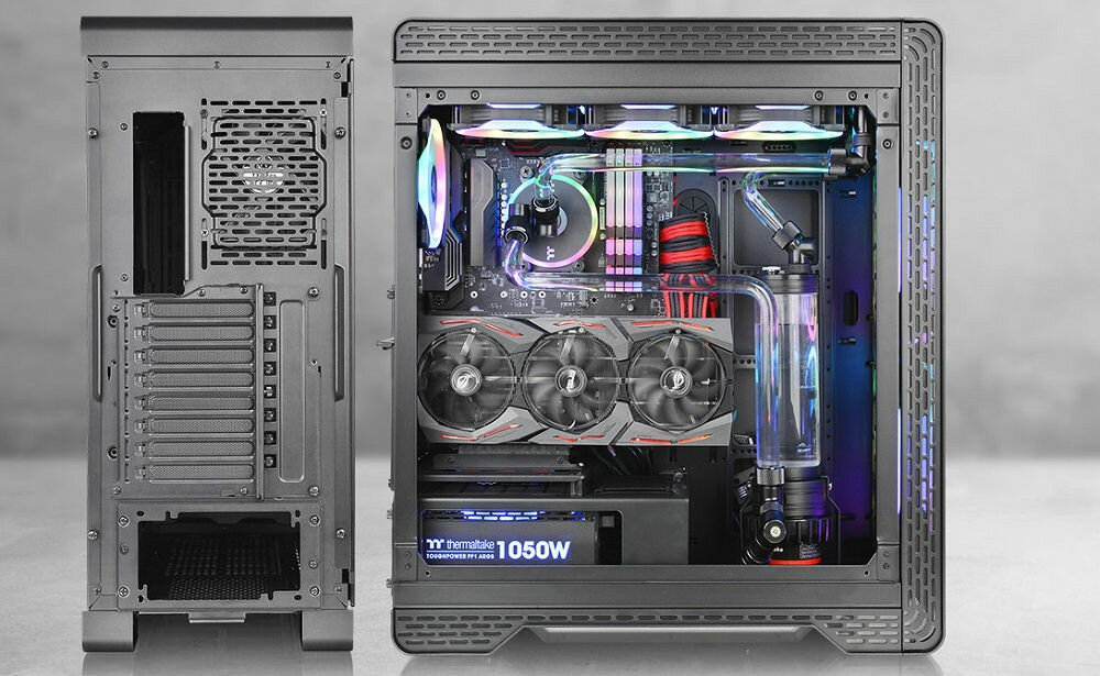 Obudowa THERMALTAKE S500 TG - modułowa konstrukcja pinowoa chłodnica mocowanie karty graficznej