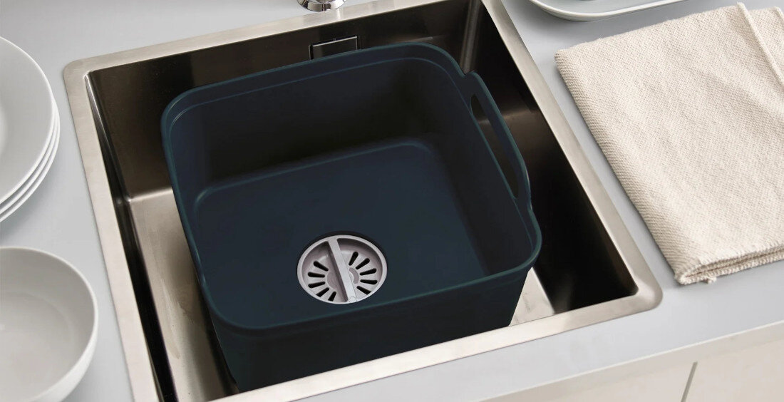 Miska JOSEPH JOSEPH 85056 Wash&Drain Czarny