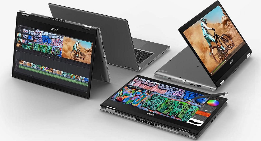 Laptop ACER Spin 3 - konstrukcja  