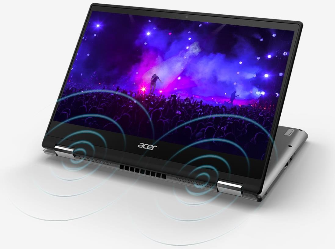 Laptop ACER Spin 3  - dźwięk  