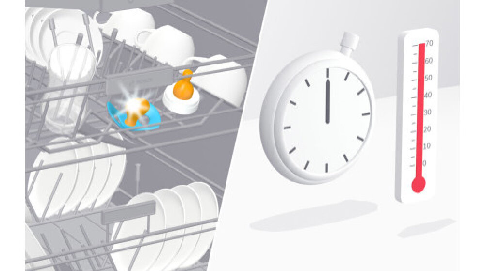 Zmywarka BOSCH SMS68MI04E - Funkcja Higiena Plus