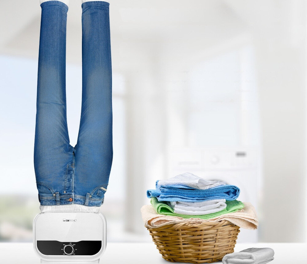 Prasowalnica CLATRONIC HBB 3734 Automatyczna praca automatyczne suszenie i prasowanie Bezstopniowy timer do 180 minut z funkcją automatycznego wyłączania