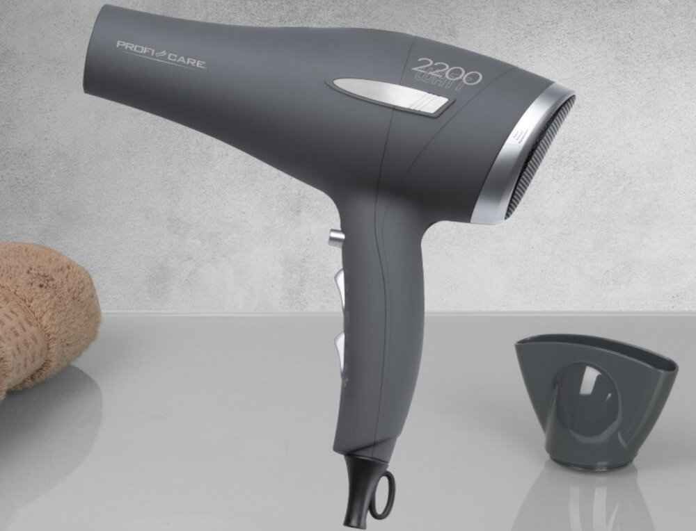 Suszarka PROFICARE PC-HT 3045 Fioletowy koncentraktor akcesorium zestaw wyposażenie modelowanie fryzura stylizacja powietrze ułatwienie