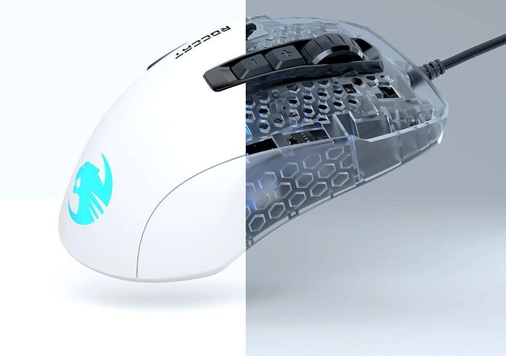 Mysz ROCCAT Kone Pure Ultra Biały - Czujnik ROCCAT Owl-Eye