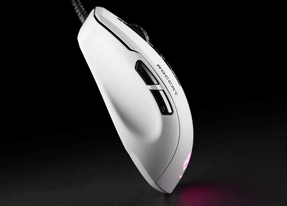 Mysz ROCCAT Kone Pure Ultra Biały - oswietlenie AIMO