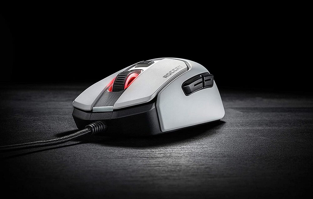 Mysz ROCCAT Kain 122 Aimo Biały - wygodne przyciski