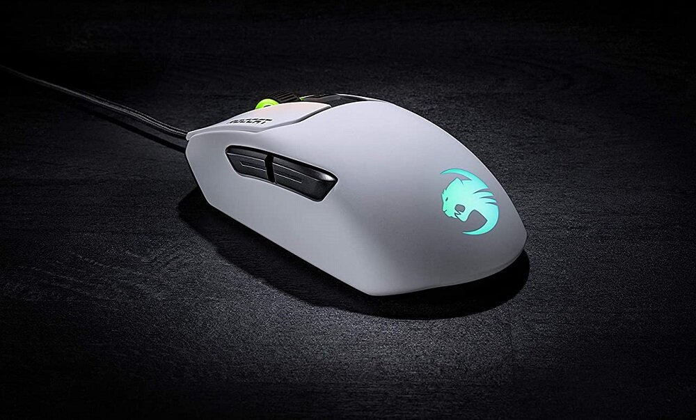 Mysz ROCCAT Kain 122 Aimo Biały - oswietlenie myszy