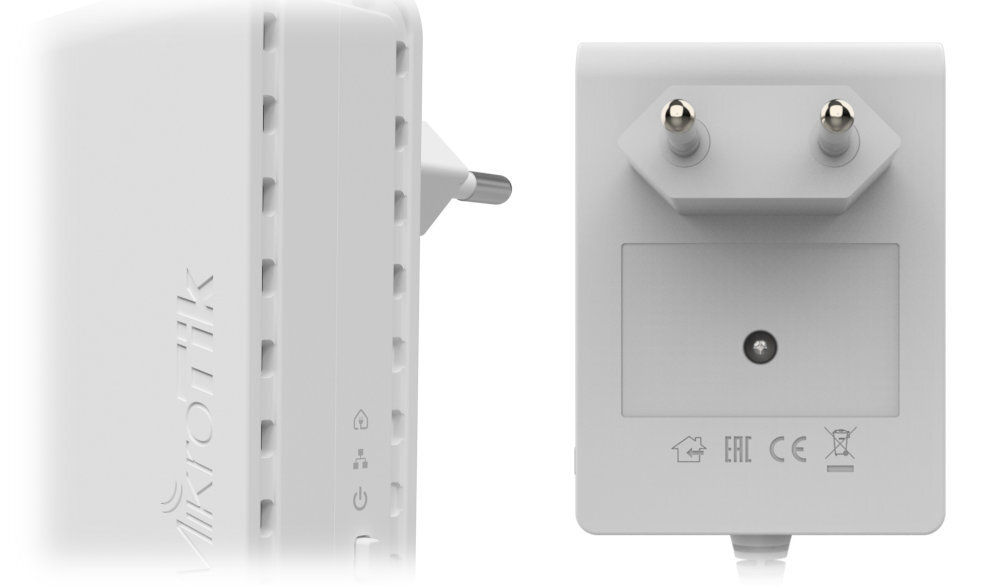 Powerline MIKROTIK MT PL7400 Pwr-Line prosty uklad przy skomplikowanej technologii