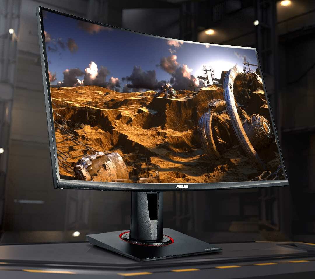 Monitor ASUS Tuf Gaming VG27WQ - Zakrzywienie ekranu