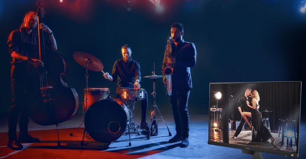 Monitor BENQ EW2780Q - wbudowane głosniki port audio