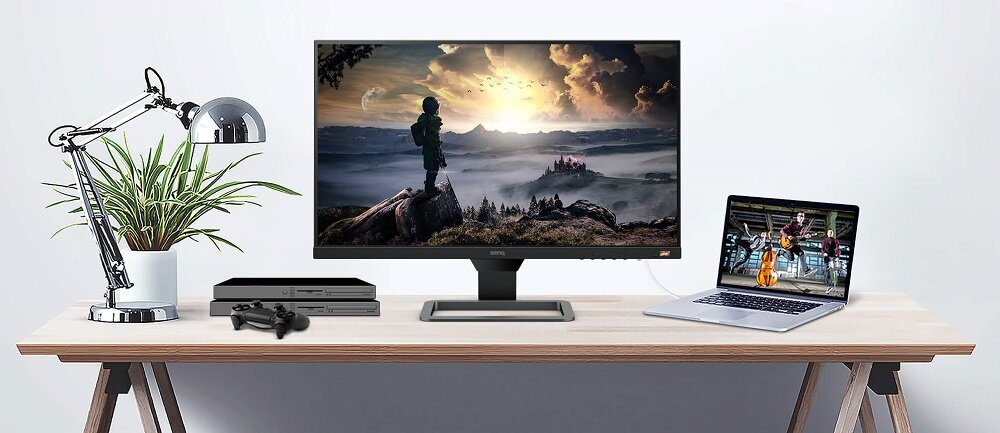 Monitor BENQ EW2780Q - ergonomia kąt nachylenia mocowanie VESA