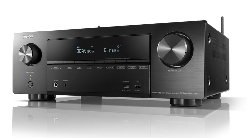 Amplituner DENON AVR-X1600H DAB - dźwięk