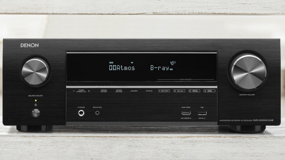Amplituner DENON AVR-X1600H DAB  - Full Array LED