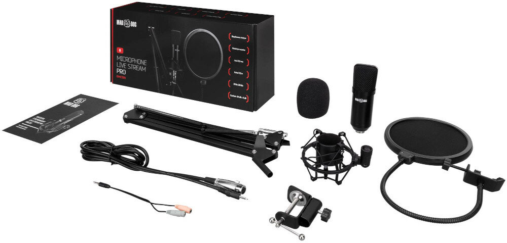 Mikrofon MAD DOG Pro GMC301 - możliwość ustawienia
