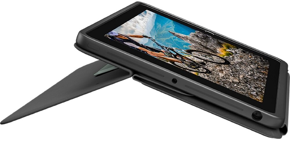Etui z klawiaturą LOGITECH Rugged Folio do iPada Szary