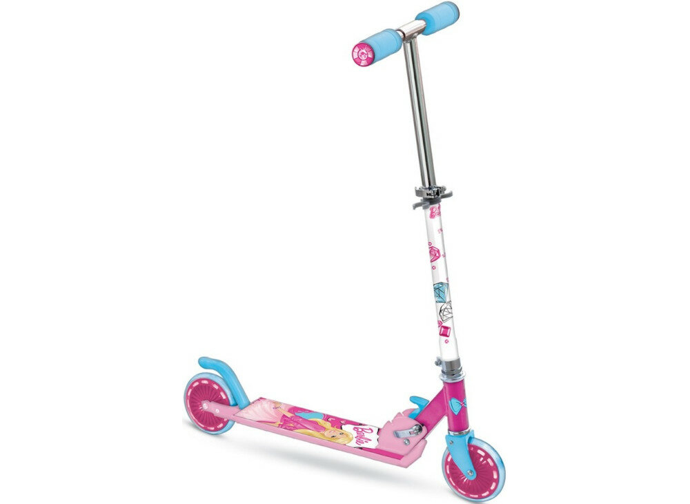 Hulajnoga dziecieca MONDO Barbie wyglad front skos