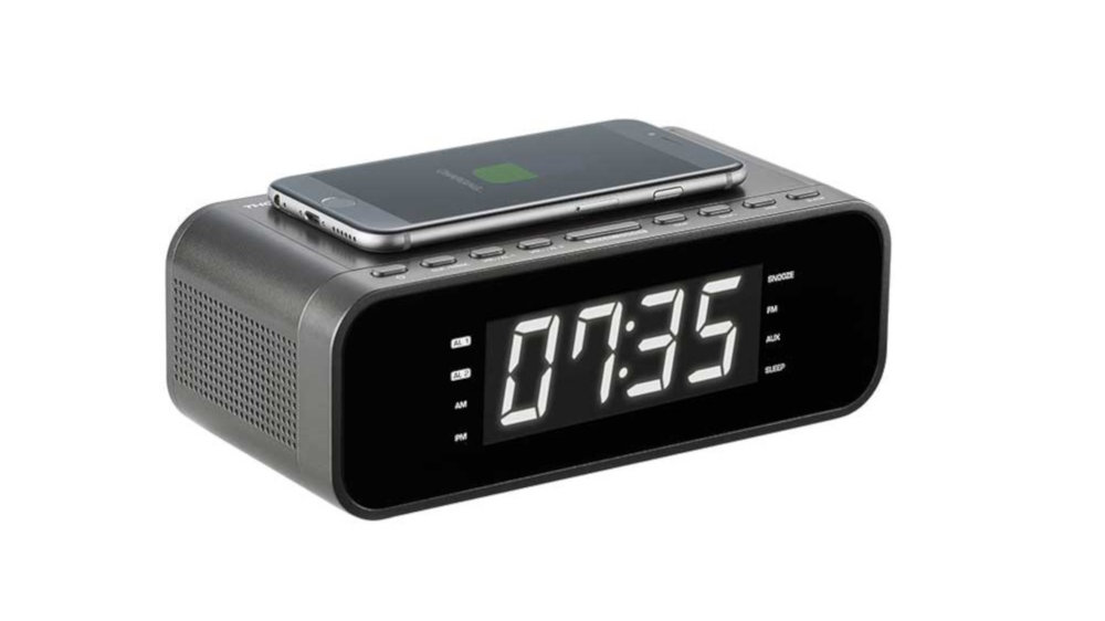 Radiobudzik THOMSON CR225I Czarny - Funkja Ładowania