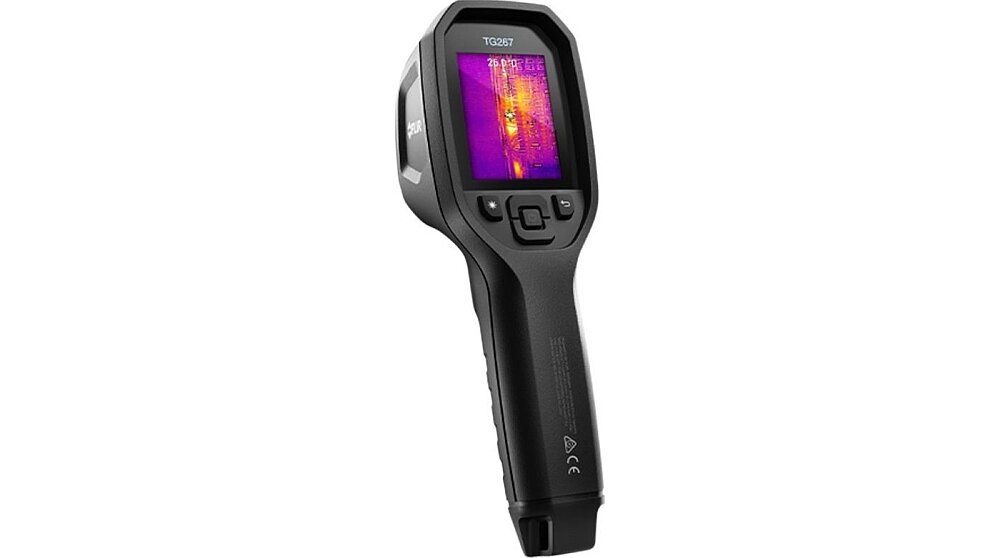 Теплокамера FLIR TG267, екран, вимірювання, точність, акумулятор, корпус  