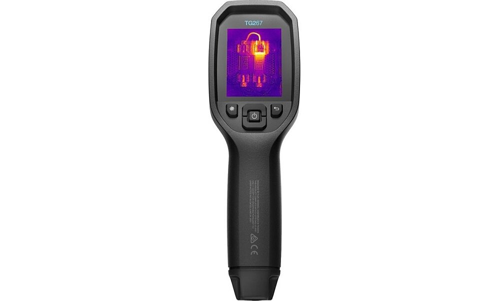 Теплокамера FLIR TG267, екран, вимірювання, точність, акумулятор, корпус  