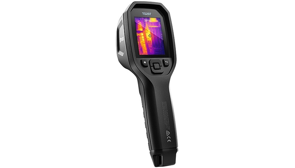 Kamera termowizyjna FLIR TG297 ekran pomiar dokładność bateria obudowa