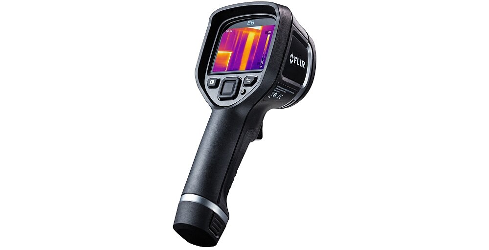 Kamera termowizyjna FLIR E6-XT ekran pomiar dokładność bateria obudowa
