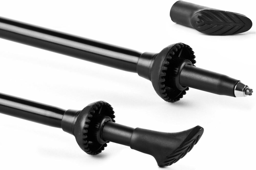 Kijki do nordic walking SPOKEY (105 - 135 cm) Meadow gumowe koncowki groty widiowe aluminium