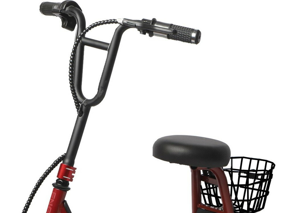 Hulajnoga elektryczna ENERO Asiento JR Czarno-czerwony wyposazenie