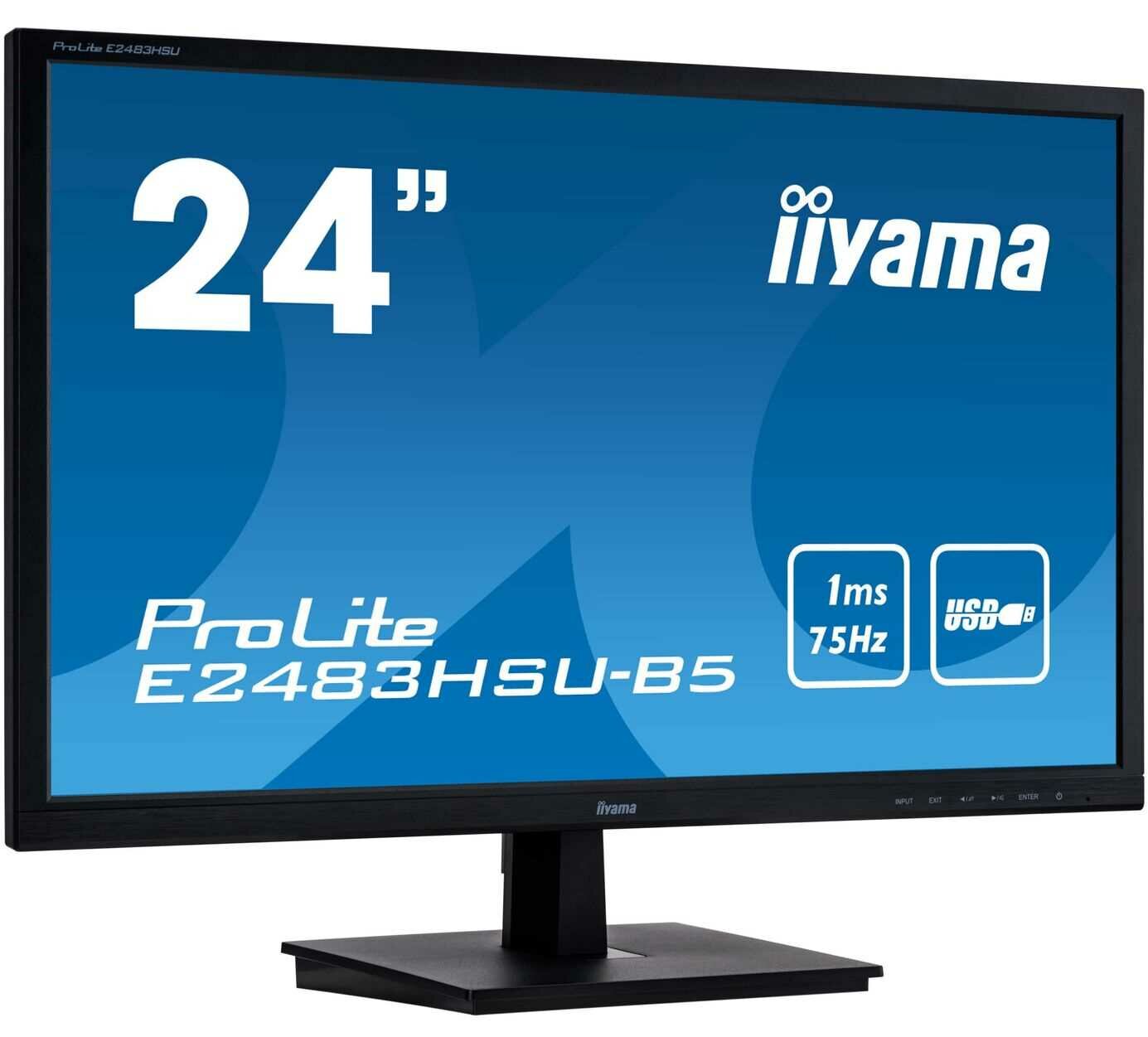 Monitor IIYAMA ProLite E2483HSU-B5 - Wyrazisty obraz 