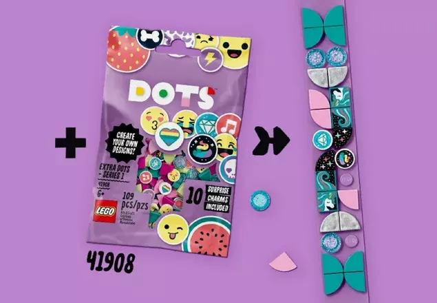 LEGO LEGO Dots Bransoletka z tęczą 41900