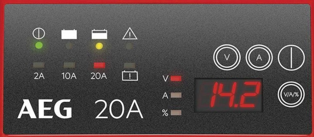 Prostownik AEG transport bezproblemowość