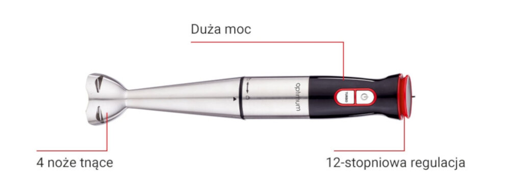 Blender OPTIMUM RK-1237 Biały kuchnia gospodarstwo domowe stal nierdzewna jakość zasilanie