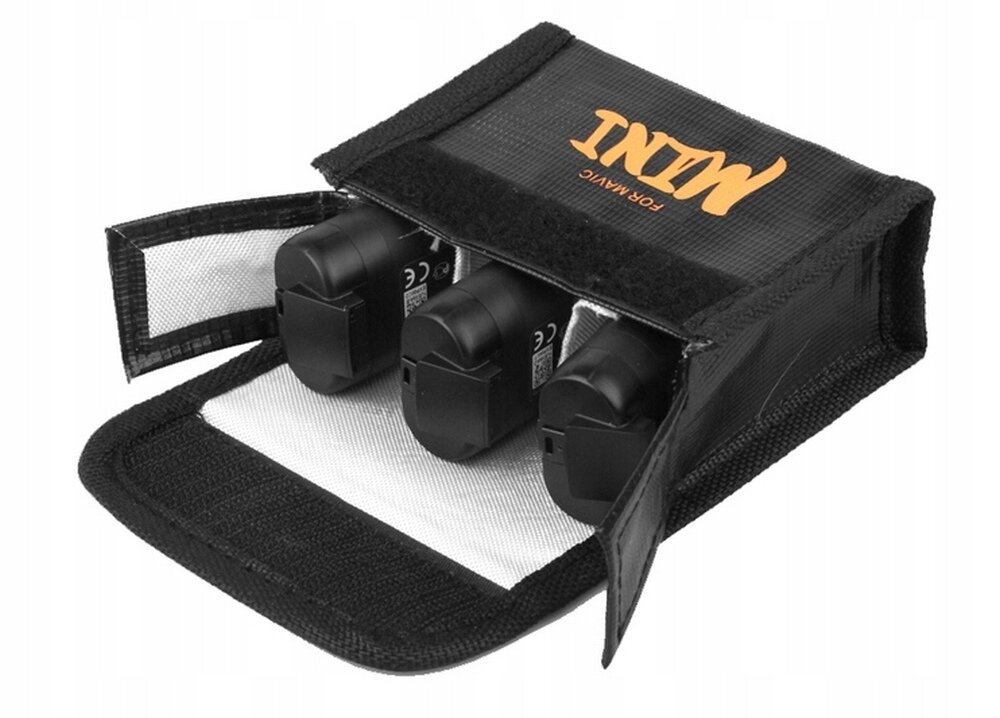 Futerał SUNNYLIFE MM-DC296-3 Sunnylife Futerał DJI Mavic Mini Ognioodporny Włókno szklane Akumulator Temperatura Ochrona Akcesoria do dronów Fotografia i kamery