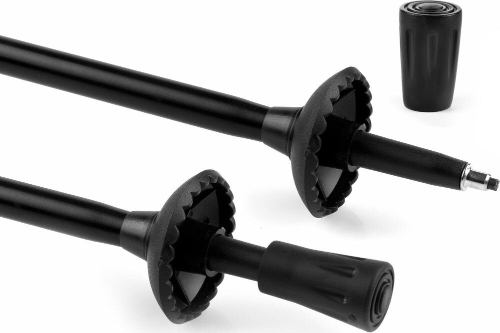 Kijki do nordic walking SPOKEY (105 - 135 cm) Sky Run gumowe koncowki groty widiowe aluminium