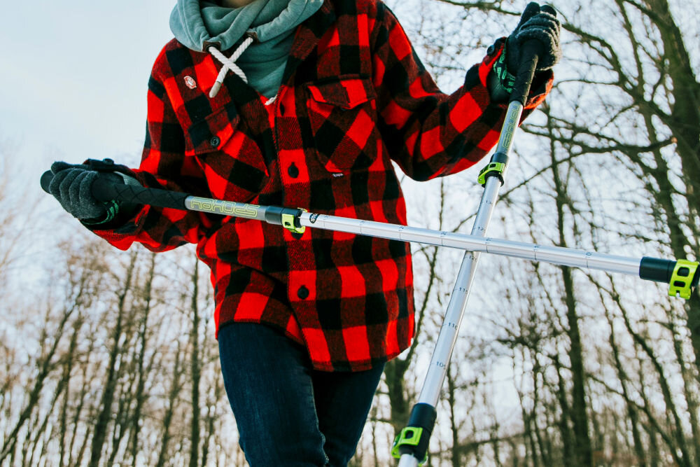 Kijki do nordic walking SPOKEY (105 - 135 cm) Compass rączki