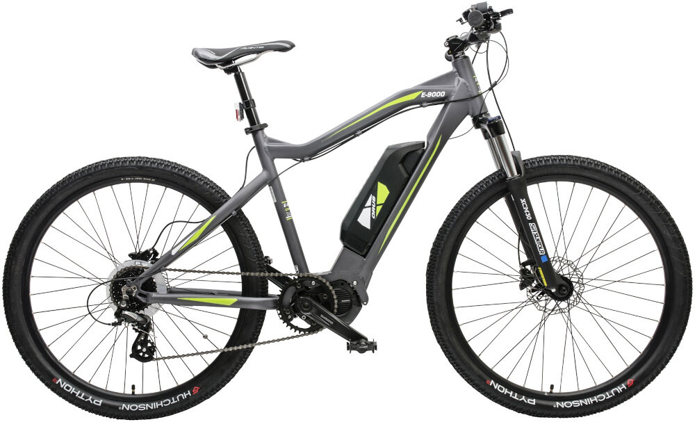Rower elektryczny ORUS E-9000 Steps 7000 Grafitowy wyglad front