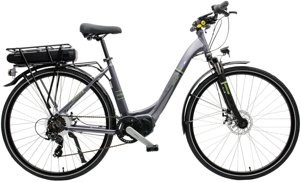 Rower elektryczny ORUS E-6000 Steps 5000 Czarny wyglad front
